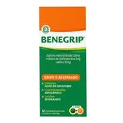 Antigripal, Analgésico, Antitérmico e Antialérgico Benegrip 500mg + 30mg + 2mg 12 Comprimidos Revestidos