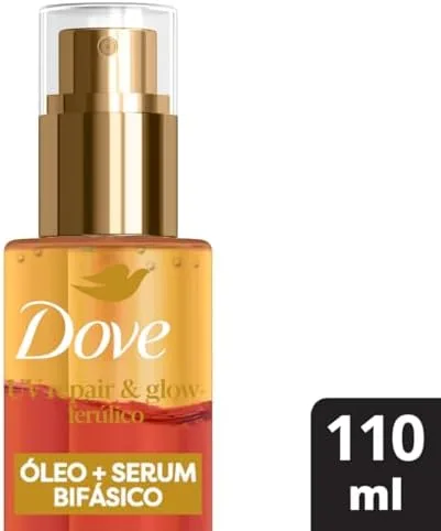 Dove Óleo e Sérum Bifásico UV Repair & Glow + Ferúlico 110ml