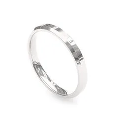Aliança de Prata Chanfrado Liso - AS2287