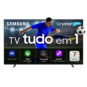 Samsung Smart TV 43" LED Crystal 4K U8600F 2025, Compatível com Alexa, AI Energy Mode, Preto