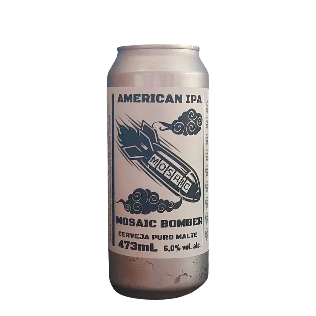 Cerveja Yellow Bird Mosaic Bomber American IPA 473 ml