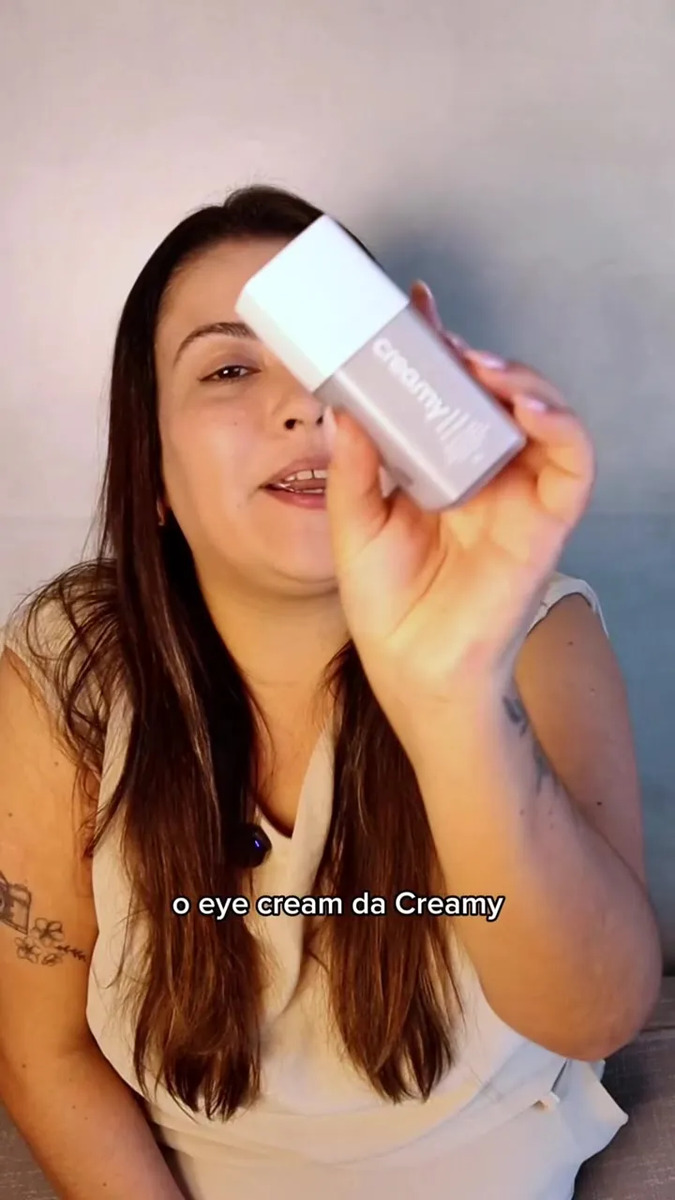 Creamy Skincare Eye Cream 15g | Ação Anti-Idade, Peles com Manchas, Atenua Coloração Escura das Olheiras, Sem Fragrância | Uso Diurno e Noturno, Todos os Tipos de Pele