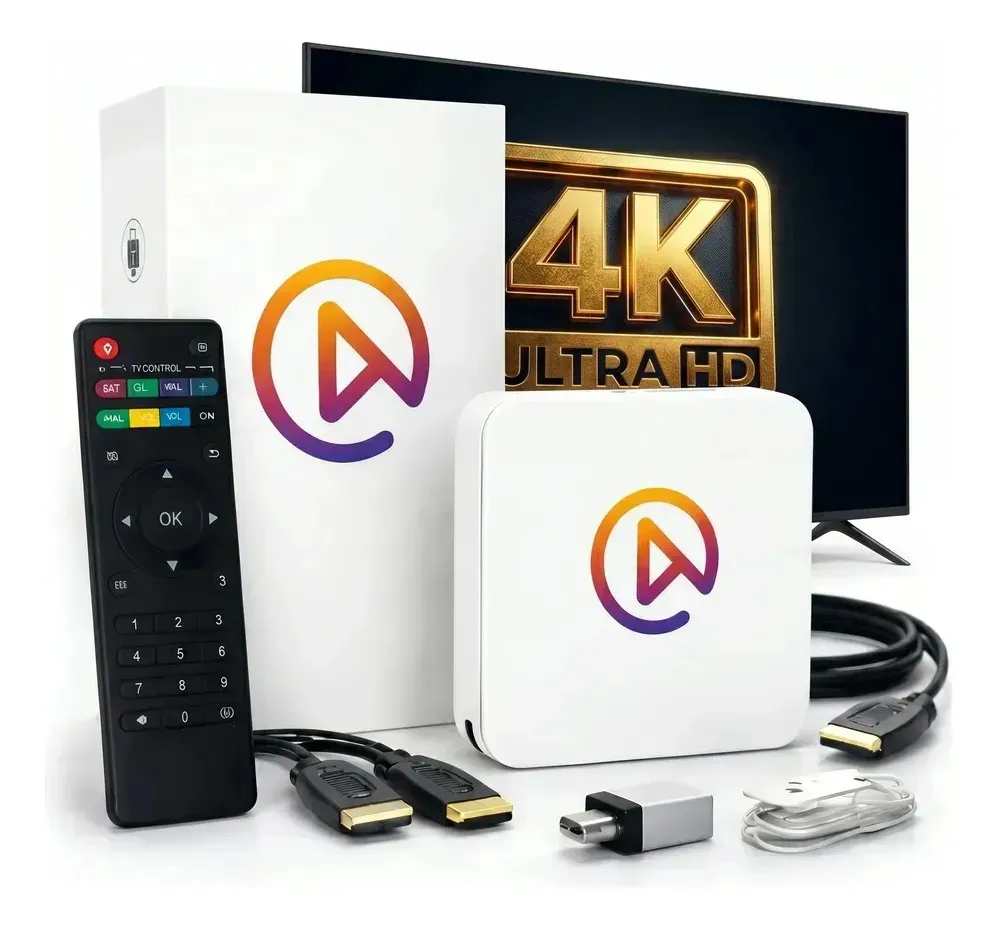 Tv Box Uni V10 4k Versão Branco 2027 Padrão Branco