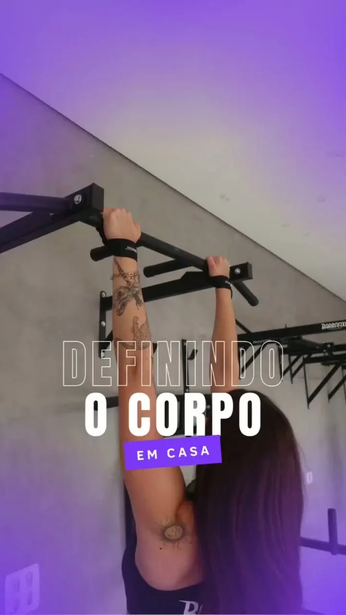 Barra Fixa De Parede Pull-up Modelo Externo Interno Completa