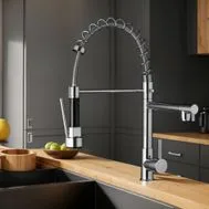 Torneira Monocomando Cozinha Bica Alta Cromado Aço Inox Gourmet Alterna