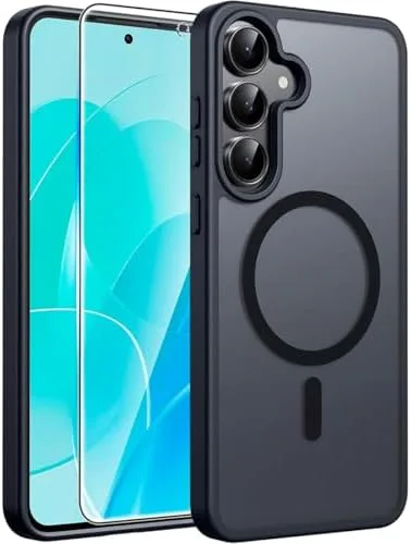 FIT IT Capa Case Magnética Tpu para Samsung Galaxy S25 Fe e Película 5D 9D Ultra HD