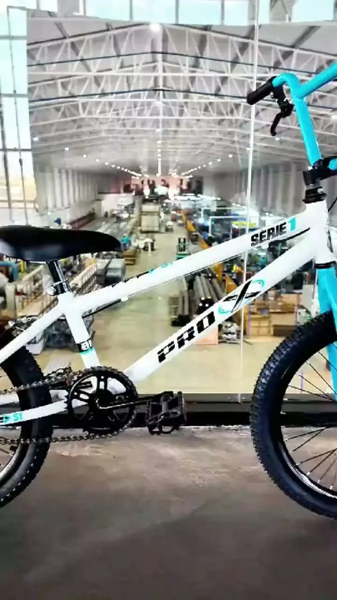 Bicicleta Aro 20 Pro-x Série 1 Bmx Freio V-brake Cor Branca/laranja