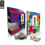 Álbum Figurinhas - Fifa - Copa Do Mundo 2026 - Box Premium - Lata Classic - 50 Envelopes - Panini
