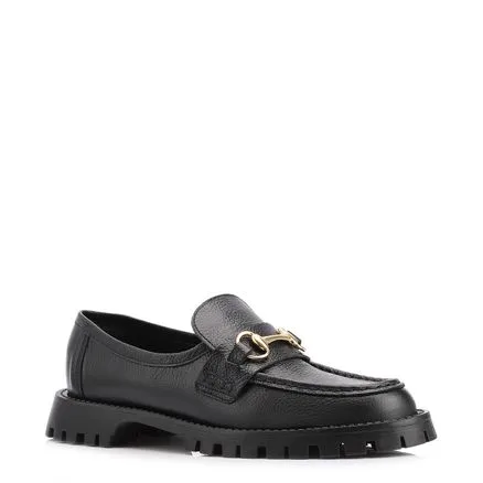 Mocassim - Couro Antique Preto