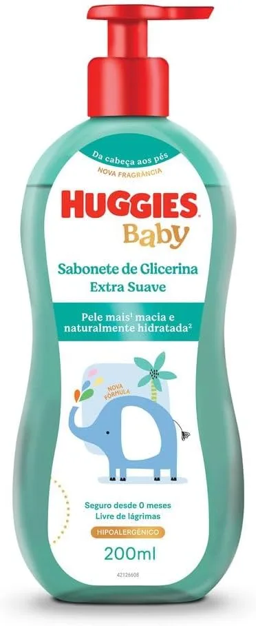 Sabonete Líquido Huggies Extra Suave - 200ml