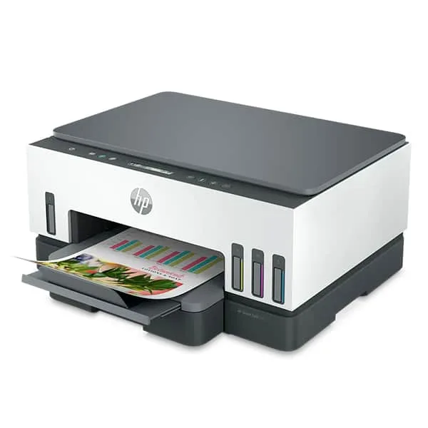 Impressora Multifuncional HP Smart Tank 724 Tanque de Tinta, Colorida, Duplex, USB, Wi-fi, Bluetooth, Bivolt, 2G9Q2A, HP - CX 1 UN