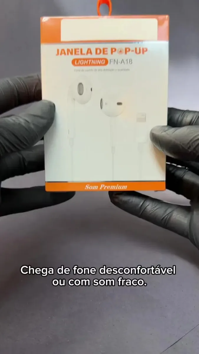 Fone De Ouvido Com Fio Compatível Com iPhone Microfone Integrado, Controle De Volume, Som Estéreo Hd, Design Confortável, Ideal Para Chamadas, Música E Vídeos, Plug And Play, Branco Eletric Teck