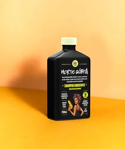 Lola Cosmetics - Morte Subita - Shampoo hidratante para cabelos secos e danificados que foi quimicamente tratado vegano, livre de crueldade, sem parabenos, sem sulfatos, 250 ml