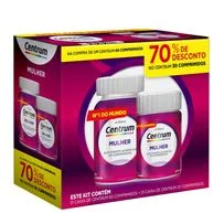 Suplemento Alimentar Centrum Mulher 30 Comprimidos