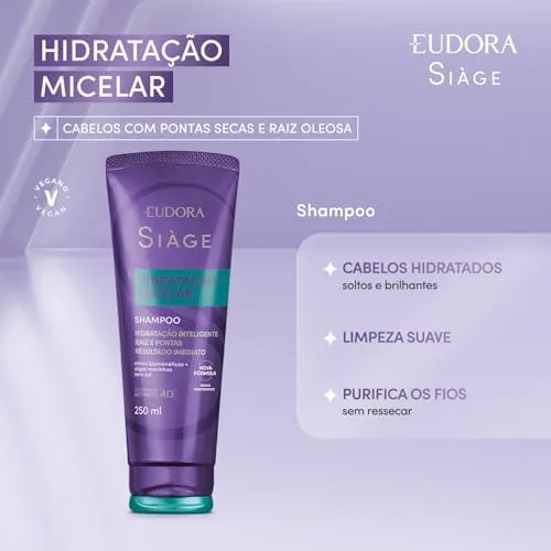 Eudora Siàge Hidratação Micelar Shampoo 250ml