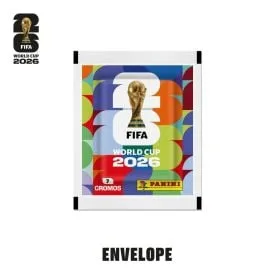 Envelope com 7 Figurinhas Copa do Mundo Fifa 2026 - 1 Unidade
