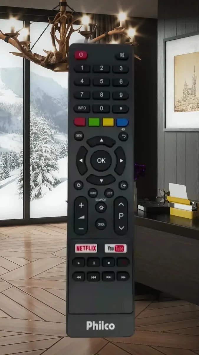 Controle Remoto Philco Smart Netflix E Youtube Ph55 Original