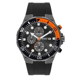 Relógio Masculino Orient Solartech Preto Bisel Bicolor MYSPC009 P2PX Exclusivo