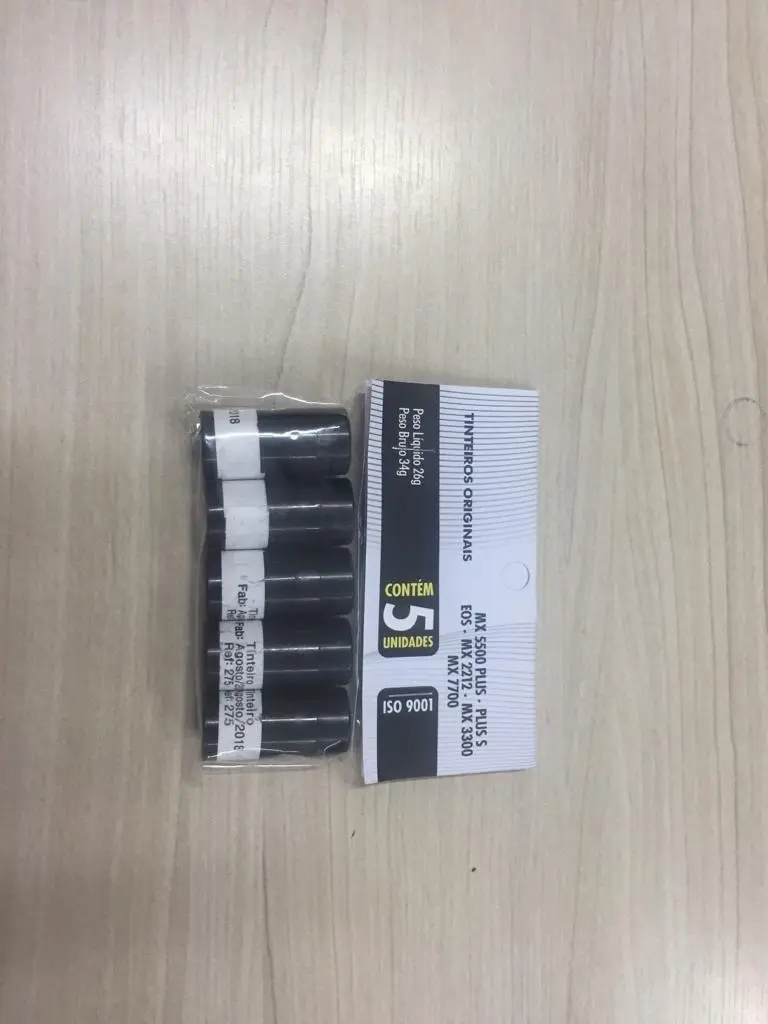 Tinteiro Kit C 10 Rolete Tinta Etiquetadora Fixxar 5500 2211