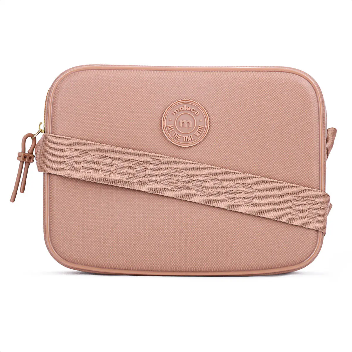 Bolsa Moleca Transversal Feminina Preto Leve Tira Colo