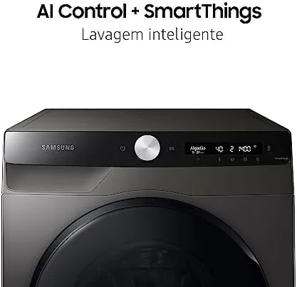 Lava & Seca 11 Kg Samsung SmartThings Inox Look com 12 Programas de Lavagem - 110V