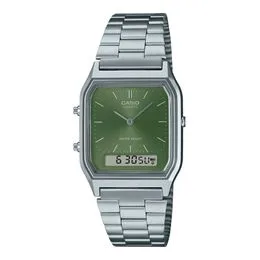 Relógio Feminino Casio AnaDigi Quartz AQ-230A-3AMQYDF-SC Verde