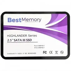 SSD BestMemory Highlander V2, 256GB, Sata III, Leitura 550MBs E Gravação 500MBs, BTSDA-256G-550 - Open Box