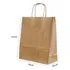 Sacola Papel Kraft P 18x22x9cm 100und Acesso® Monolúcido Embalagem Presente Bolsa Ecológica Alça Torcida