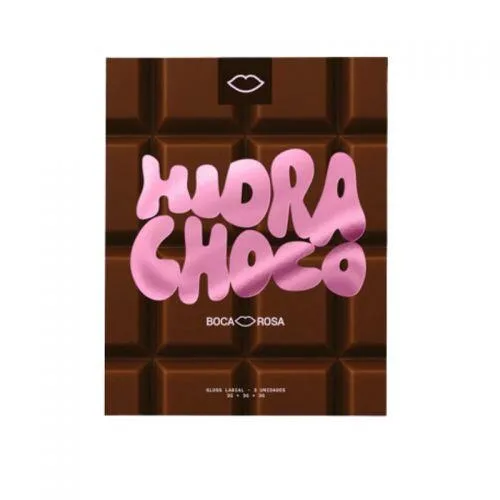 Kit Trio de Gloss Hidra Choco - Boca Rosa