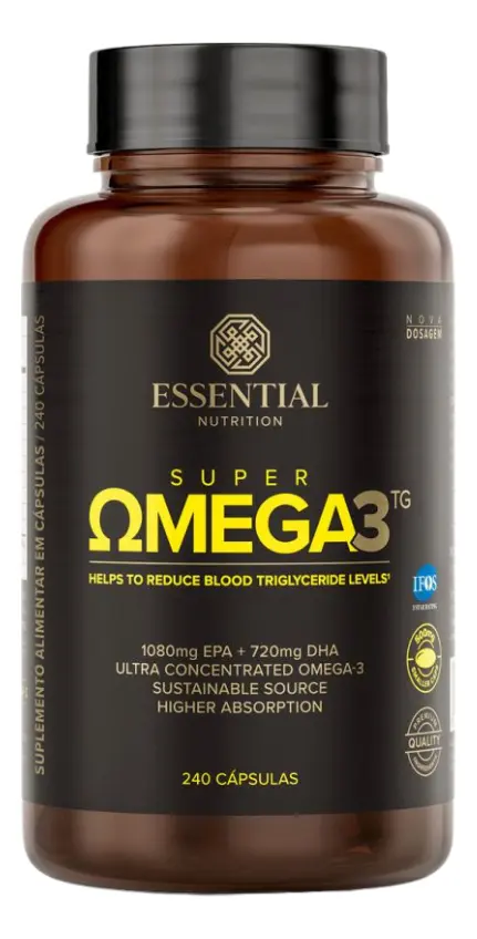 Super Omega 3 Tg Essential Nutrition 240 Cápsulas