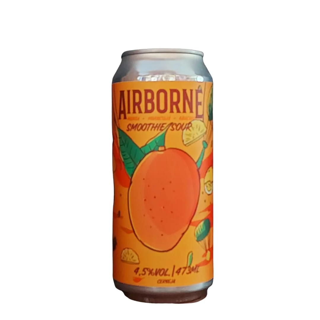 Cerveja Salvador Airborne Smoothie Sour com Manga, Maracujá e Abacaxi 473 ml
