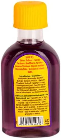 Pinga Açaí e Pracaxi Óleo 50ml , Lola Cosmetics