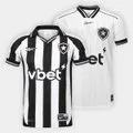 Kit Camisa Botafogo I + Camisa III 25/26 Torcedor Reebok Masculina - Branco+Preto