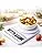 Balança de Cozinha Digital Premium Gourmet Resistente à Água Portátil Base Antiderrapante Visor de Alta Definição Pesagem Precisa Durável Moderna Ideal para Alimentos Frescos Doces Salgados Compacta