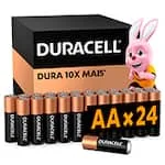 Pilha Alcalina Duracell Pequena AA - CX 24 UN