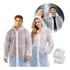 Kit 2 Capa De Chuva Transparente Impermeável Pvc Adulto