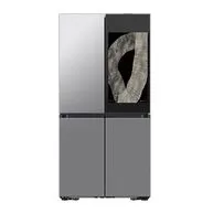 Geladeira Samsung Frost Free French Door 699L Bespoke Family Hub com Tela de 32” RF29 127V Cinza