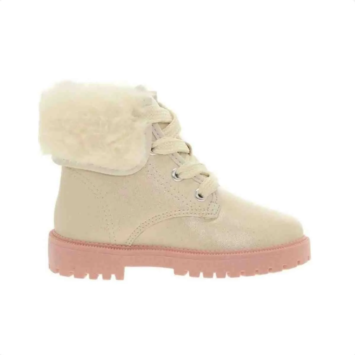 Bota Coturno Bebe Molekinha Branco