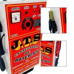 Carregador de Bateria Rápido/Lento 12V 50A com Auxiliar de Partida J.T.S-003
