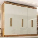 Guarda-roupa Casal 6 Portas 2 Gavetas Paris