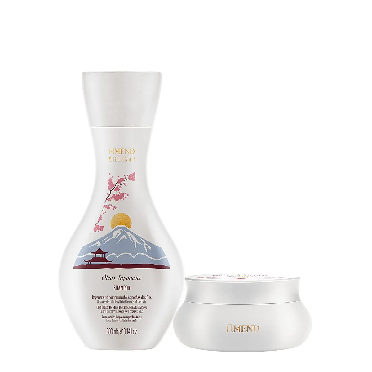 Kit Amend Millenar Oleos Japoneses Shampoo Mascara (2 produtos)