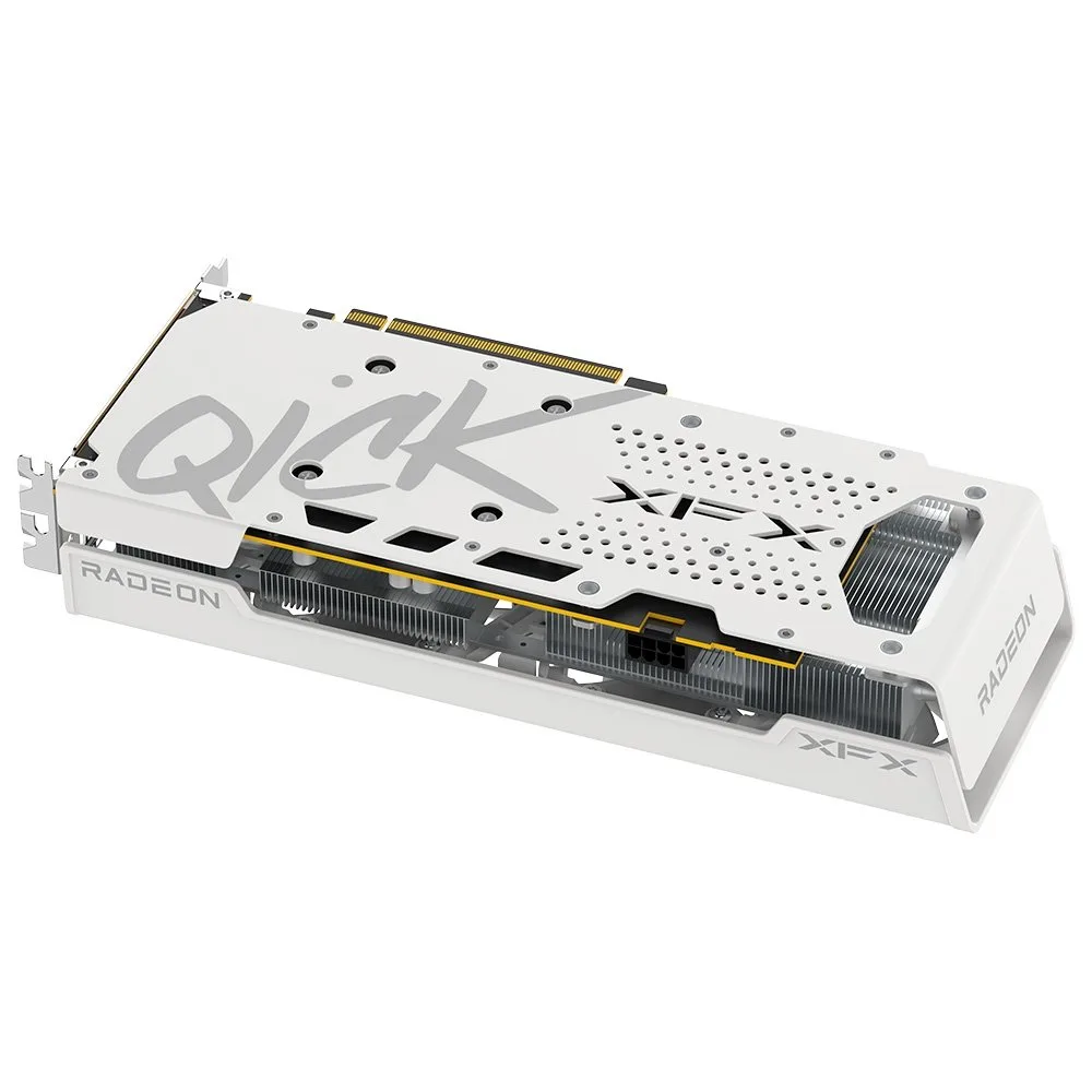 Placa de Vídeo XFX Speedster QICK308 Radeon RX 7600 White AMD Edition, 8GB, GDDR6, 128-bit - RX-76PQICKWY