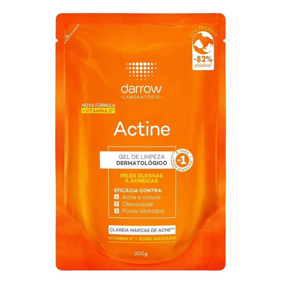 Gel de Limpeza Facial Darrow Actine Refil 300g