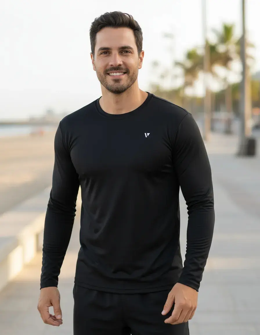 Camisa Térmica Voker Segunda Pele Proteção Solar Uv Dry Fit