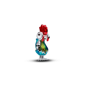 Charm Prata Disney Moana Galo Hei Hei