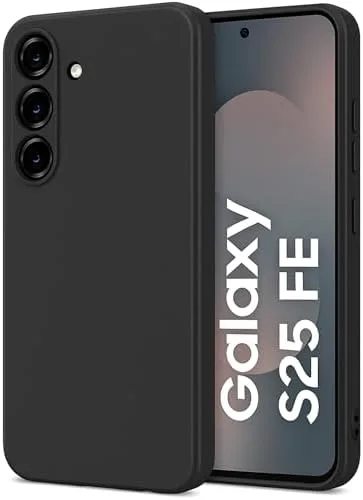 Capa para Samsung [Galaxy S25 FE] Capinha Premium Ultra Slim Case com Proteção de Camera, Anti Impacto e Resistente, Anti Riscos, Leve, Aveludada e Design Elegante (Preto)