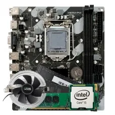 Kit Intel Core i5 3470, Placa Mãe Chipset H61, Memória 8GB DDR3, Cooler
