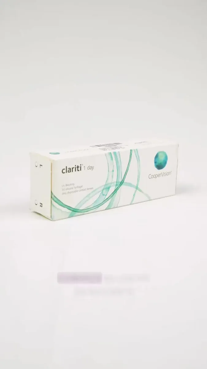 Lente De Contato Diária Clariti 1 Day Coopervision 30 Unid