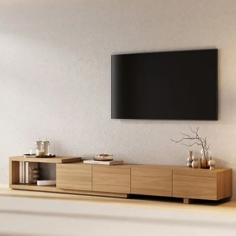 Rack Extensível para TV até 75 Polegadas 244cm A Aruá CabeCasa MadeiraOriginals
