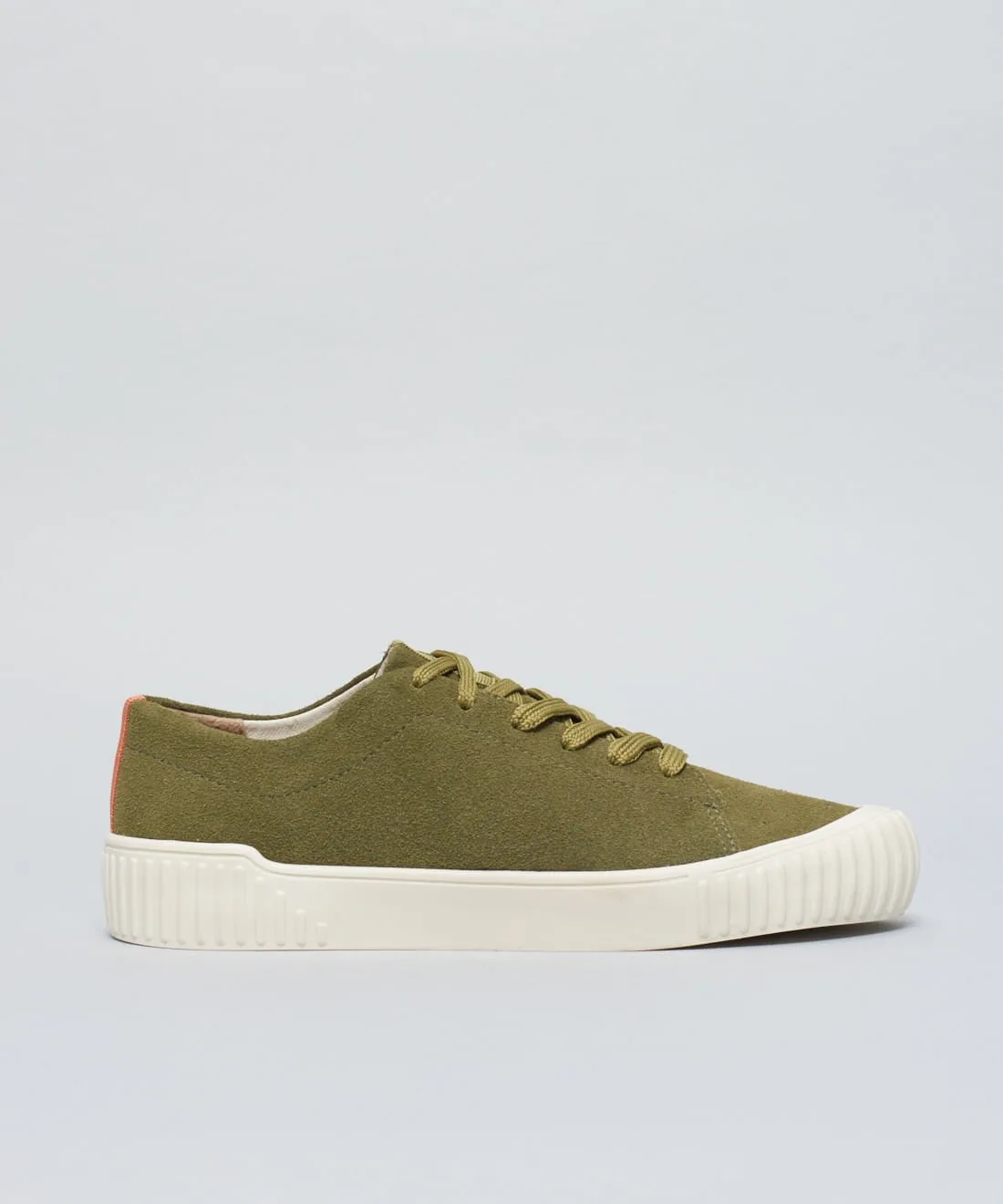 Tenis Iris Couro Camurca - Oliva